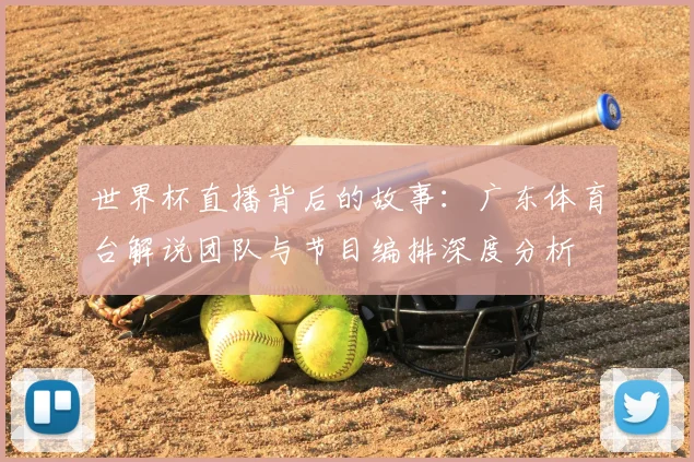 世界杯直播背后的故事:广东体育台解说团队与节目编排深度分析